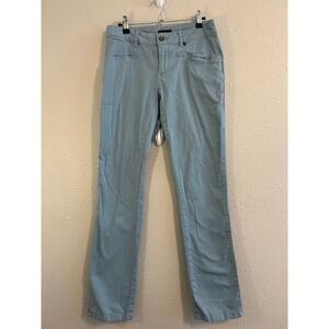 Black Diamond Womens Notion Climbing Hiking Pants Blue Gray SZ 8 Stretch Cotton